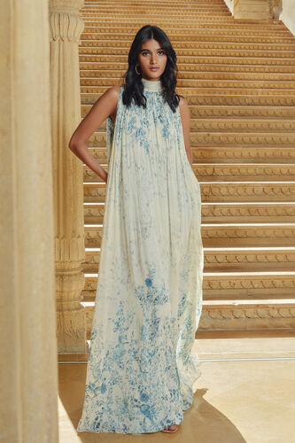 Aluma Gown - Powder Blue, Blue, image 1